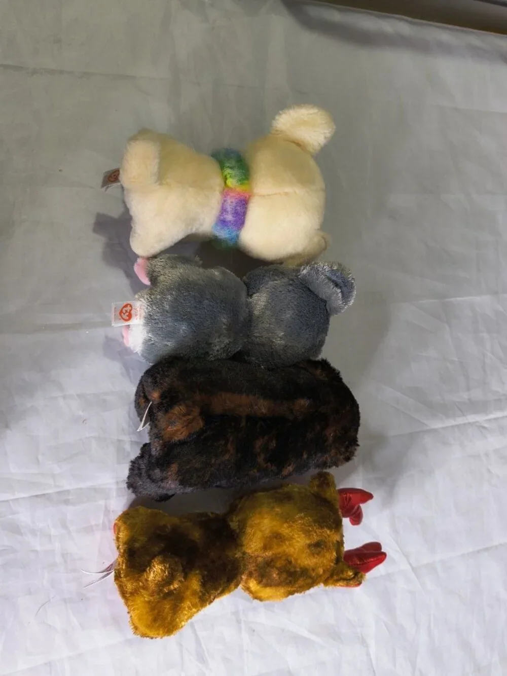 Ty Beanie Boos Animals Lot Of 4 Kid Pretend Play Katy Koala, Kodi, Chewey, Maple